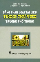 Bảng phân loại tài liệu trong thư viện trường phổ thông