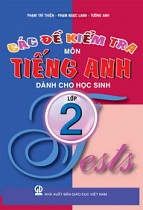 Các đề kiểm tra môn tiếng Anh dành cho học sinh lớp 2